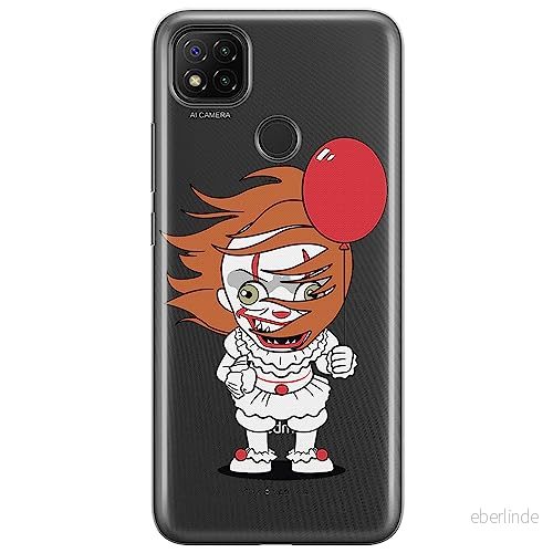 ERT GROUP mobiltelefonfodral för Xiaomi REDMI 9C originalt och officiellt licensierat Horror mönster It 005 optimalt anpassad till formen på mobiltelefonen, gedeeltelijk transparant 5905131955760
