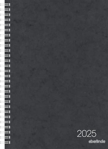 BRUNNEN Bokkalender modell 797 (2025), 2 sidor = 1 vecka, 168 x 240 mm, 160 sidor, kartongomslag, svart 4061947129359