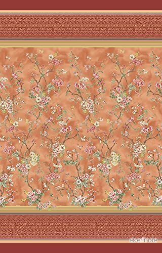 Bassetti Foulard Pallanza O1 av bomull mako satin i färgen orange, mått: 350 cm x 270 cm, 9324047 8050261240471