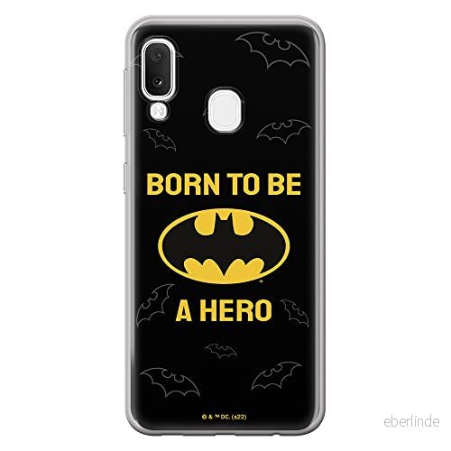 ERT GROUP mobiltelefonfodral för Samsung A20e originalt och officiellt licensierat DC mönster Batman 058 optimalt anpassad till formen på mobiltelefonen, fodral tillverkad av TPU plast 5905131538079