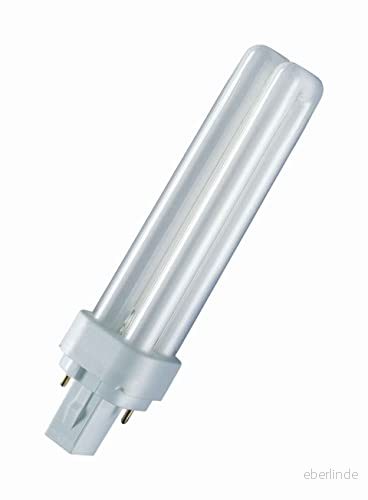 Osram Kompakt Lysrör Dulux D 18W/827 G24d-2 Varm 4050300011462