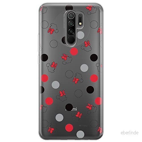ERT GROUP mobiltelefonfodral för Xiaomi REDMI 9 originalt och officiellt licensierat Disney mönster Minnie 004 optimalt anpassad till formen på mobiltelefonen, gedeeltelijk transparant 5903040287286
