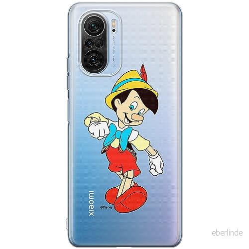 ERT GROUP mobiltelefonfodral för Xiaomi MI 11i/ REDMI K40/K40 PRO/POCO F3/ F3 PRO originalt och officiellt licensierat Disney mönster Pinocchio 001, gedeeltelijk transparant 5905511887193