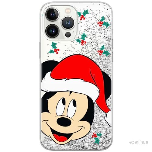 ERT GROUP mobiltelefonfodral för Apple Iphone 14 originalt och officiellt licensierat Disney mönster Mickey 041 optimalt anpassad till formen på mobiltelefonen, med glitter overflow effekt 5905511599034