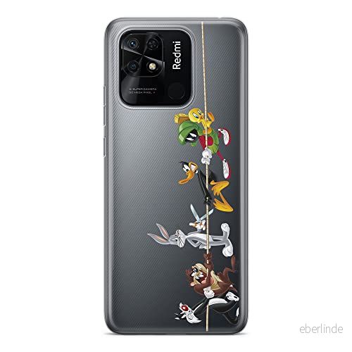 ERT GROUP mobiltelefonfodral för Xiaomi REDMI 10C originalt och officiellt licensierat Looney Tunes mönster 009 optimalt anpassad till formen på mobiltelefonen, gedeeltelijk transparant 5905511533601