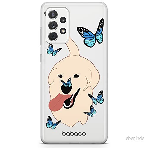 ERT GROUP mobiltelefonfodral för Samsung A73 5G originalt och officiellt licensierat Babaco mönster Dogs 011 Vit optimalt anpassad till formen på mobiltelefonen, gedeeltelijk transparant 5905131006196