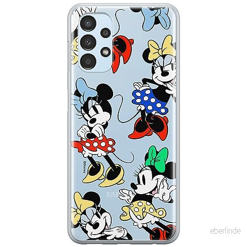 ERT GROUP mobiltelefonfodral för Samsung A13 4G originalt och officiellt licensierat Disney mönster Minnie 076 optimalt anpassad till formen på mobiltelefonen, gedeeltelijk transparant 5905795027636