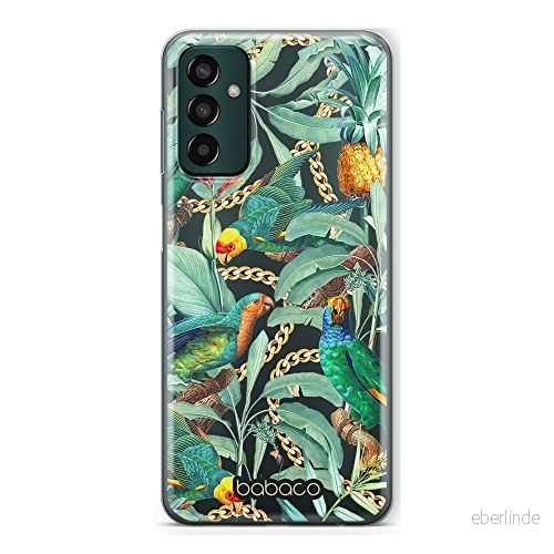 ERT GROUP mobiltelefonfodral för Samsung M13 4G originalt och officiellt licensierat Babaco mönster Flowers 058 optimalt anpassad till formen på mobiltelefonen, gedeeltelijk transparant 5905511336554