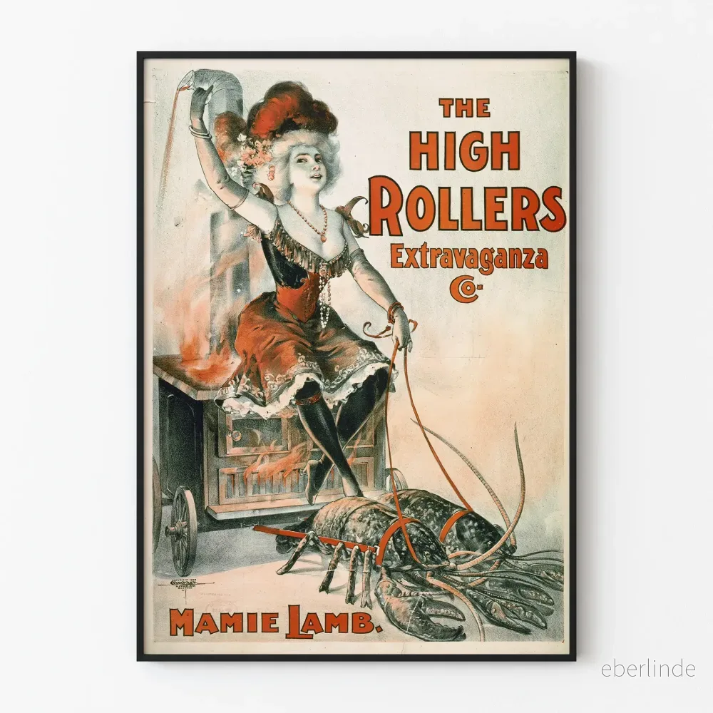 Vintageposter The High Rollers Extravaganza Mamie Lamb Vintageposter The High Rollers Extravaganza Mamie Lamb