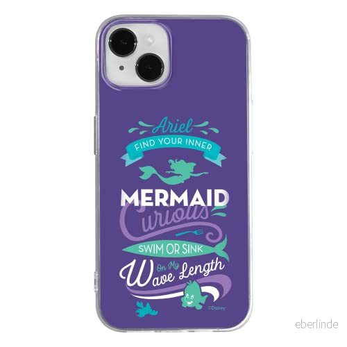 ERT GROUP mobiltelefonfodral för Apple Iphone 14 PLUS originalt och officiellt licensierat Disney mönster Ariel 002 optimalt anpassad till formen på mobiltelefonen, fodral tillverkad av TPU plast 5905131905345