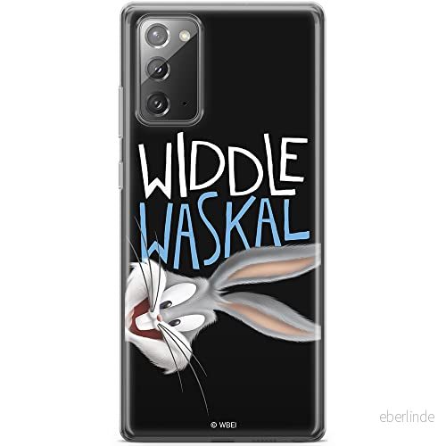 ERT GROUP mobiltelefonfodral för Samsung GALAXY NOTE 20 originalt och officiellt licensierat Looney Tunes mönster Bugs 004 anpassad till formen på mobiltelefonen, fodral tillverkad av TPU plast 5903040459942