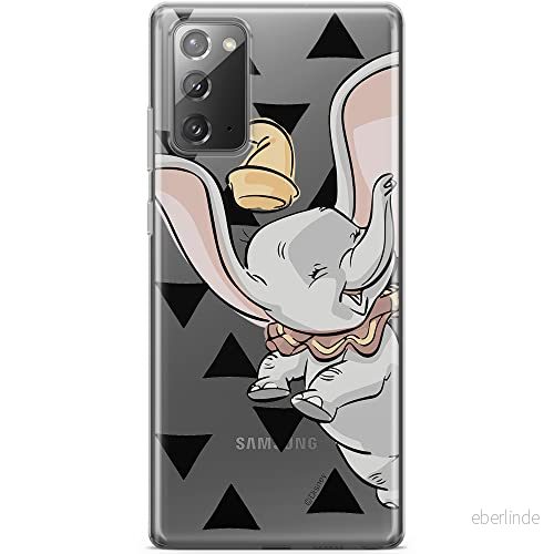 ERT GROUP mobiltelefonfodral för Samsung GALAXY NOTE 20 originalt och officiellt licensierat Disney mönster Dumbo 001 optimalt anpassad till formen på mobiltelefonen, gedeeltelijk transparant 5903040457313