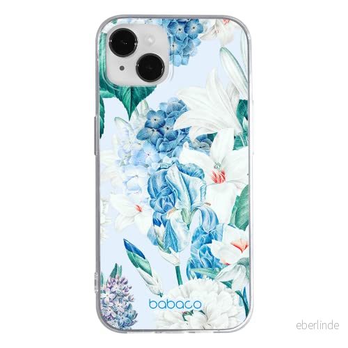 ERT GROUP mobiltelefonfodral för Apple Iphone 14 PLUS originalt och officiellt licensierat Babaco mönster Flowers 026 optimalt anpassad till formen på mobiltelefonen, fodral tillverkad av TPU plast 5905131903860