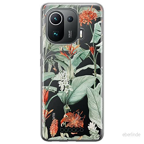 ERT GROUP mobiltelefonfodral för Xiaomi MI 11 PRO originalt och officiellt licensierat Babaco mönster Flowers 048 optimalt anpassad till formen på mobiltelefonen, gedeeltelijk transparant 5905131341174