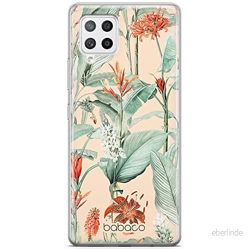 ERT GROUP mobiltelefonfodral för Samsung A42 5G originalt och officiellt licensierat Babaco mönster Flowers 048 optimalt anpassad till formen på mobiltelefonen, fodral tillverkad av TPU plast 5905131338839