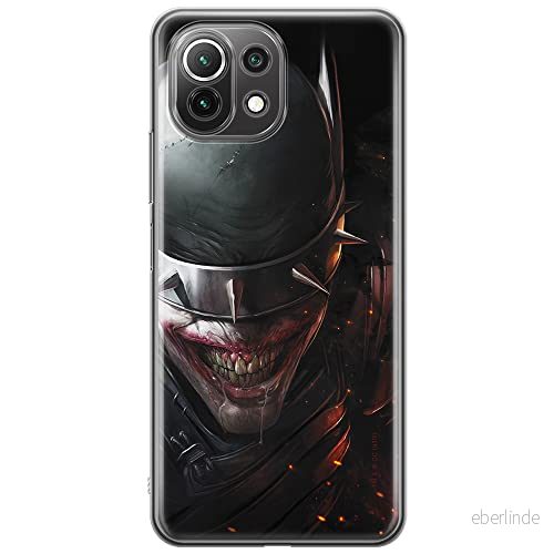 ERT GROUP mobiltelefonfodral för Xiaomi 11 LITE 4G/5G originalt och officiellt licensierat DC mönster Batman Who Laughs 002, fodral tillverkad av TPU plast 5903932728866