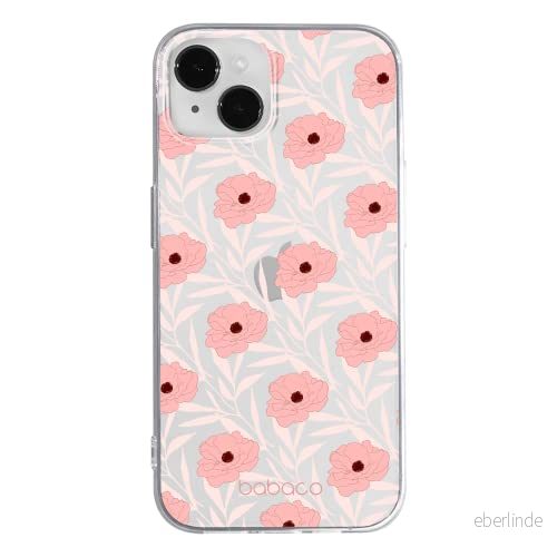 ERT GROUP mobiltelefonfodral för Apple Iphone 14 originalt och officiellt licensierat Babaco mönster Flowers 017 optimalt anpassad till formen på mobiltelefonen, gedeeltelijk transparant 5905131882783