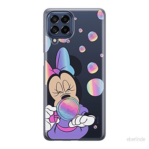 ERT GROUP mobiltelefonfodral för Samsung M33 5G originalt och officiellt licensierat Disney mönster Minnie 052 optimalt anpassad till formen på mobiltelefonen, gedeeltelijk transparant 5905511345464