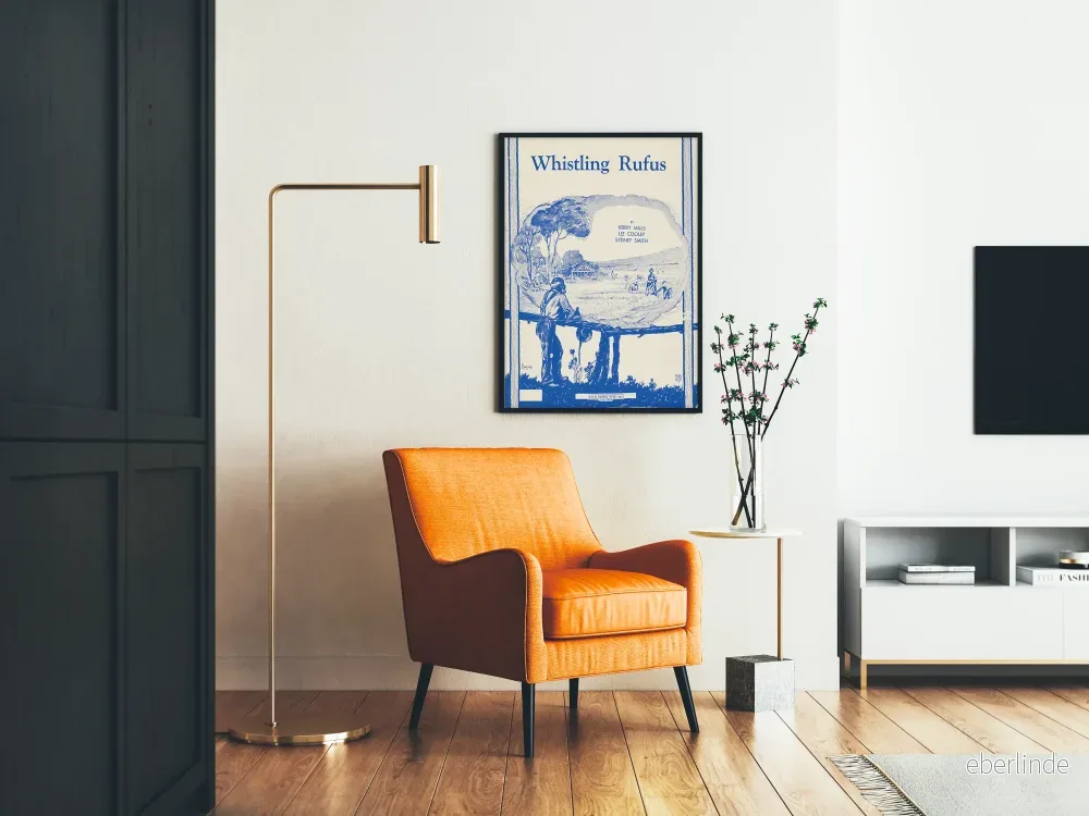 Vintage dekorativ poster av Whistling Rufus - Bild 2