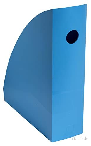 Exacompta Ref. 18283D set med 6 MAG CUBE BeeBlue, tidskriftshållare, dokumentförvaring, kataloger, tidskrifter bredd 8,2 cm för A4 och maxi format turkosfärg 9002492182838