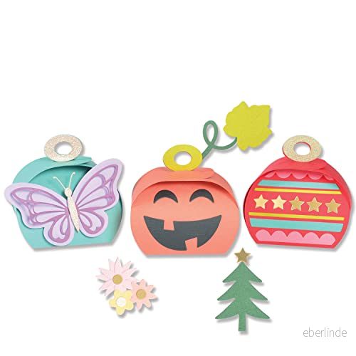 Thinlits Die Set 12PK Holiday Presentförpackningar av Jennifer Ogborn 630454280668