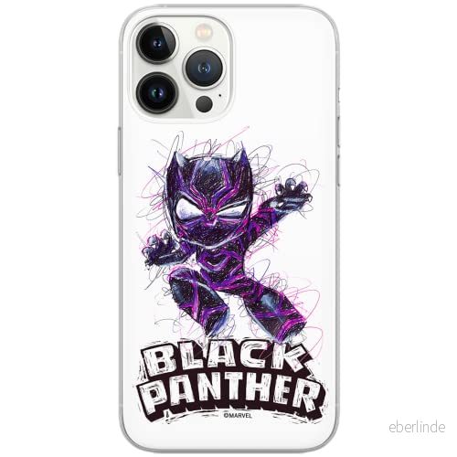 ERT GROUP mobiltelefonfodral för Samsung S21 PLUS originalt och officiellt licensierat Marvel mönster Black Panther 017 optimalt anpassad till formen på mobiltelefonen, fodral tillverkad av TPU plast 5904805232718