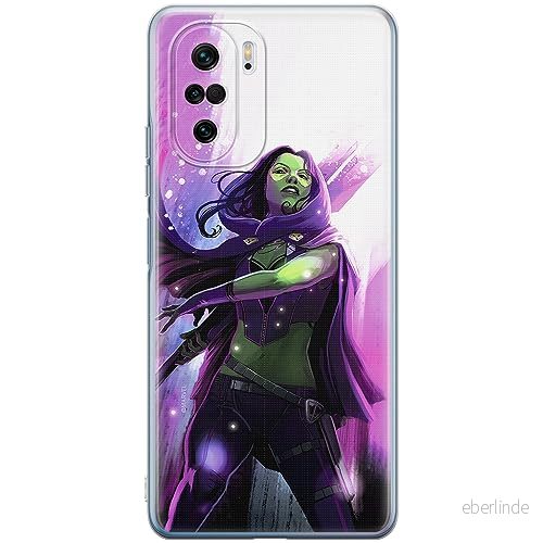ERT GROUP mobiltelefonfodral för Xiaomi MI 11i/ REDMI K40/K40 PRO/POCO F3/ F3 PRO originalt och officiellt licensierat Marvel mönster Gamora 001, fodral tillverkad av TPU plast 5905511894795