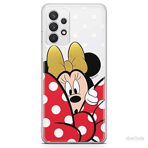 ERT GROUP mobiltelefonfodral för Samsung A32 4G LTE originalt och officiellt licensierat Disney mönster Minnie 015 optimalt anpassad till formen på mobiltelefonen, gedeeltelijk transparant 5903040352021