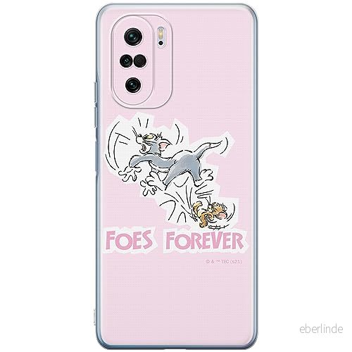 ERT GROUP mobiltelefonfodral för Xiaomi MI 11i/ REDMI K40/K40 PRO/POCO F3/ F3 PRO originalt och officiellt licensierat Tom & Jerry mönster 010, fodral tillverkad av TPU plast 5905511887902