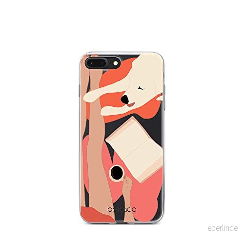 ERT GROUP mobiltelefonfodral för Iphone 7 PLUS/ 8 PLUS originalt och officiellt licensierat Babaco mönster Dogs 002 optimalt anpassad till formen på mobiltelefonen, gedeeltelijk transparant 5905131031136