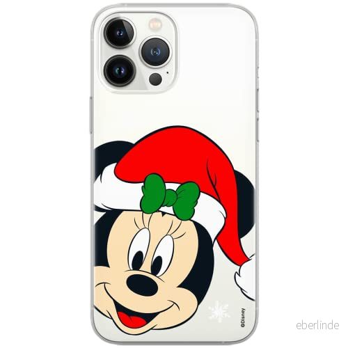 ERT GROUP mobiltelefonfodral för Huawei P30 originalt och officiellt licensierat Disney mönster Minnie 060 Vit optimalt anpassad till formen på mobiltelefonen, gedeeltelijk transparant 5903932042665