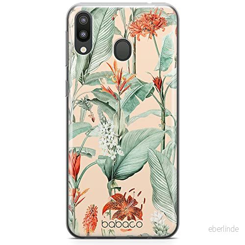 ERT GROUP mobiltelefonfodral för Samsung M20 originalt och officiellt licensierat Babaco mönster Flowers 048 optimalt anpassad till formen på mobiltelefonen, fodral tillverkad av TPU plast 5905131338136