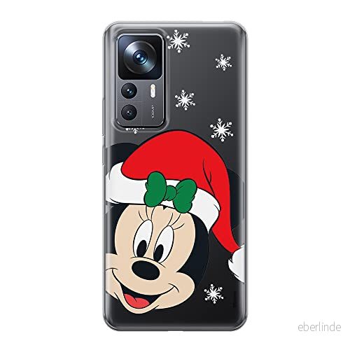 ERT GROUP mobiltelefonfodral för Xiaomi 12T/12T pro/K50 Ultra originalt och officiellt licensierat Disney mönster Minnie 060 optimalt anpassad till formen på mobiltelefonen, gedeeltelijk transparant 5905511576813