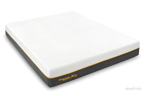 Ferlex Viskoelastisk madrass 80 x 200 minnesform höjd 24 cm flera lager hög fasthet tvättbart överdrag 8436573697682