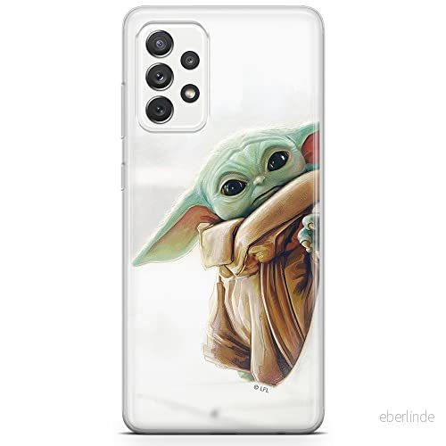 ERT GROUP mobiltelefonfodral för Samsung A73 5G originalt och officiellt licensierat Star Wars mönster Baby Yoda 016 optimalt anpassad till formen på mobiltelefonen, fodral tillverkad av TPU plast 5904805518928
