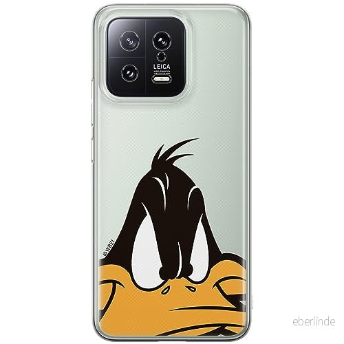 ERT GROUP mobiltelefonfodral för Xiaomi 13 originalt och officiellt licensierat Looney Tunes mönster Duffy 001 optimalt anpassad till formen på mobiltelefonen, gedeeltelijk transparant 5905511899684