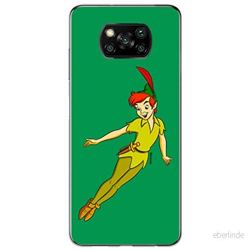 ERT GROUP mobiltelefonfodral för Xiaomi POCOPHONE X3 originalt och officiellt licensierat Disney mönster Peter Pan 001 optimalt anpassad till formen på mobiltelefonen, fodral tillverkad av TPU plast 5905131147707