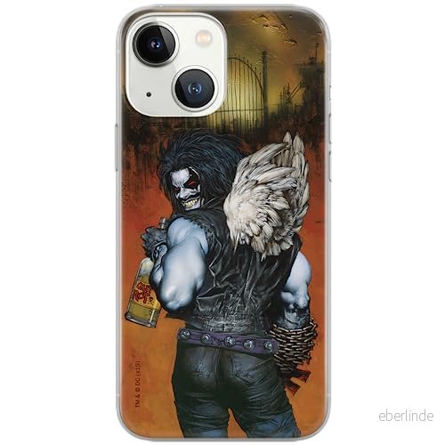 ERT GROUP mobiltelefonfodral för Iphone 13 originalt och officiellt licensierat DC mönster Lobo 002 Vit optimalt anpassad till formen på mobiltelefonen, fodral tillverkad av TPU plast 5903932922479
