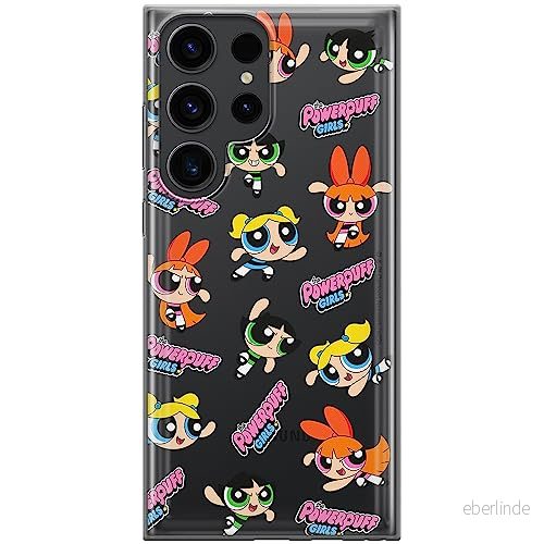 ERT GROUP mobiltelefonfodral för Samsung S23 ULTRA originalt och officiellt licensierat The Powerpuff Girls mönster 028, gedeeltelijk transparant 5905511972882