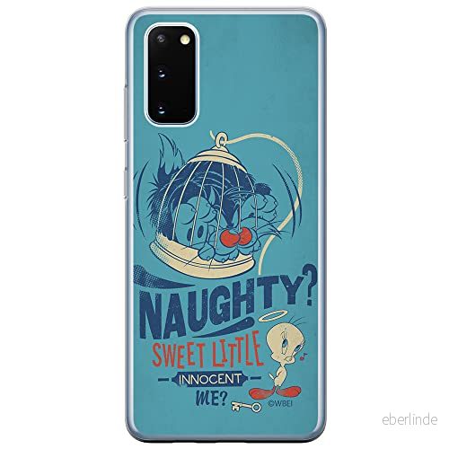 ERT GROUP mobiltelefonfodral för Samsung S20 / S11E originalt och officiellt licensierat Looney Tunes mönster Sylvester & Tweety 001, fodral tillverkad av TPU plast 5903537540283