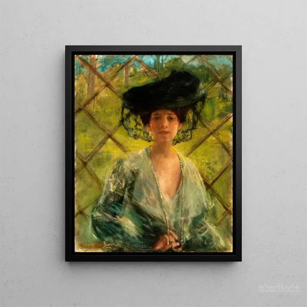 Målning The Chatelaine – Alice Pike Barney | Konsttryck Målning The Chatelaine – Alice Pike Barney | Konsttryck