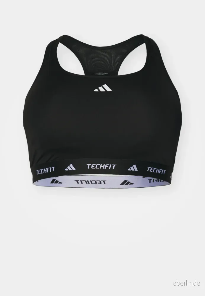 Adidas Dam Techfit Plus Size Sportbh - Black - XL 4067896388410