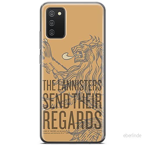 ERT GROUP mobiltelefonfodral för Samsung A02S originalt och officiellt licensierat Game od Thrones mönster of 014 anpassad till formen på mobiltelefonen, fodral tillverkad av TPU plast 5903932683356