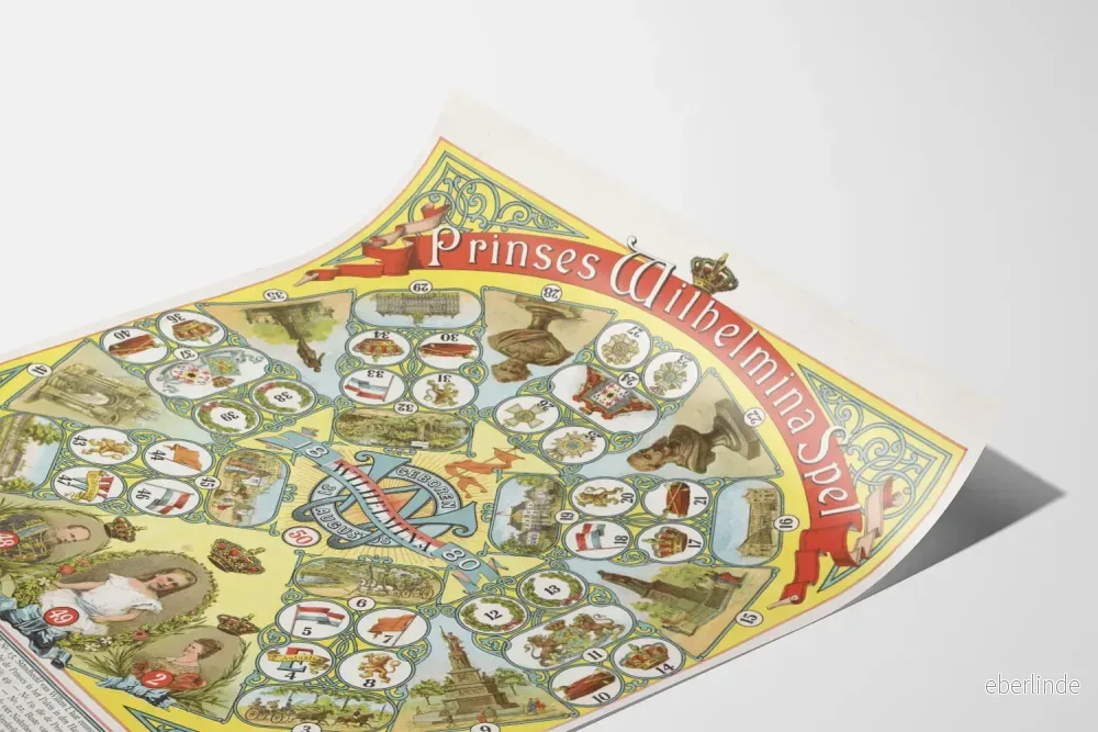 Vintageposter av Prinsessan Wilhelmina - Historisk väggdekoration - Bild 3