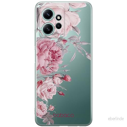ERT GROUP mobiltelefonfodral för Xiaomi REDMI NOTE 12 4G originalt och officiellt licensierat Babaco mönster Flowers 059 optimalt anpassad till formen på mobiltelefonen, gedeeltelijk transparant 5905511947439