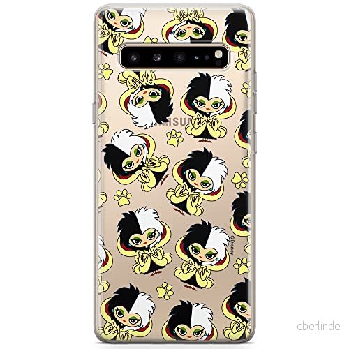 ERT GROUP mobiltelefonfodral för Samsung S10 5G originalt och officiellt licensierat Disney mönster Cruella 007 optimalt anpassad till formen på mobiltelefonen, gedeeltelijk transparant 5905131491961