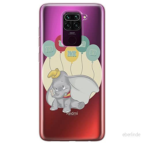 ERT GROUP mobiltelefonfodral för Xiaomi REDMI NOTE 9 originalt och officiellt licensierat Disney mönster Dumbo 003 optimalt anpassad till formen på mobiltelefonen, gedeeltelijk transparant 5903040324776