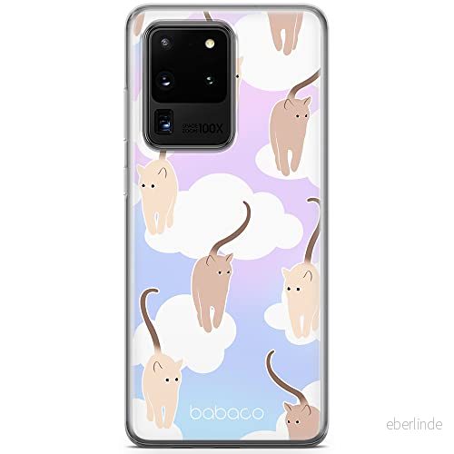 ERT GROUP mobiltelefonfodral för Samsung S20 ULTRA / S11 PLUS originalt och officiellt licensierat Babaco mönster Cats 015 anpassad till formen på mobiltelefonen, fodral tillverkad av TPU plast 5905131072122