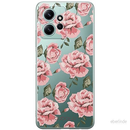 ERT GROUP mobiltelefonfodral för Xiaomi REDMI NOTE 12 4G originalt och officiellt licensierat Babaco mönster Flowers 013 optimalt anpassad till formen på mobiltelefonen, gedeeltelijk transparant 5905511942779