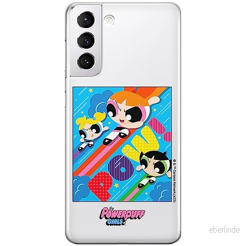 ERT GROUP mobiltelefonfodral för Samsung S21 PLUS originalt och officiellt licensierat The Powerpuff Girls mönster 025, gedeeltelijk transparant 5905511970598